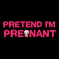 Pretend Im T  Shirt Pretend I'm Pregnant Funny Slimy Zombie Halloween Lightweight Hoodie | Artistshot