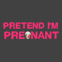 Pretend Im T  Shirt Pretend I'm Pregnant Funny Slimy Zombie Halloween Vintage T-shirt | Artistshot