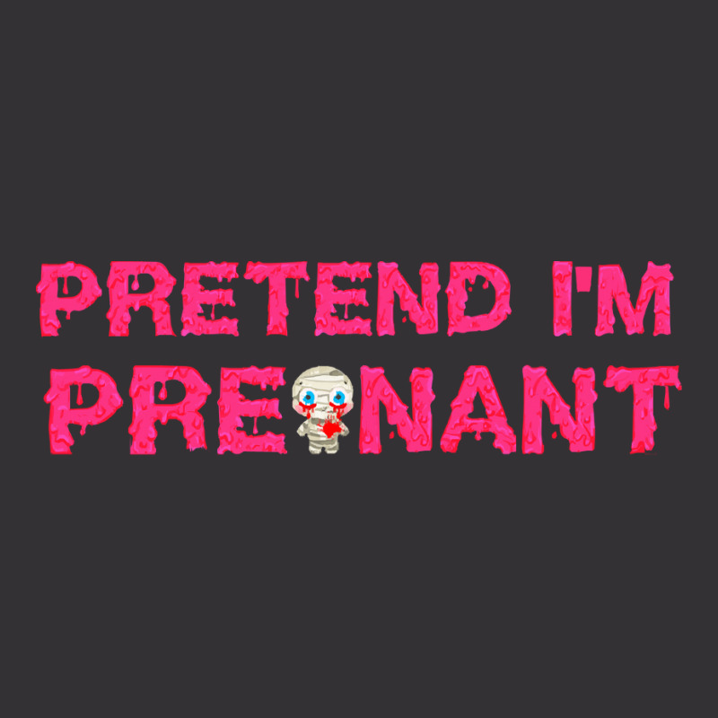 Pretend Im T  Shirt Pretend I'm Pregnant Funny Slimy Zombie Halloween Vintage Hoodie And Short Set | Artistshot