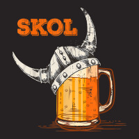 Mens Skol Nordic Viking Helmet Drinking Glass T Shirt Vintage Cap | Artistshot