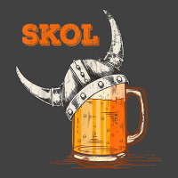 Mens Skol Nordic Viking Helmet Drinking Glass T Shirt Vintage T-shirt | Artistshot