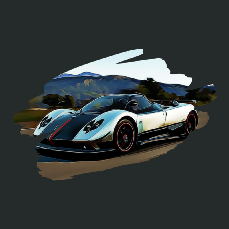 Pagani Zonda Cinque Racing Art Print Women's Triblend Scoop T-shirt by ShawnMochol | Artistshot