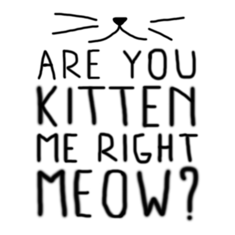 New Are You Kitten Me Right Meow V-neck Tee | Artistshot