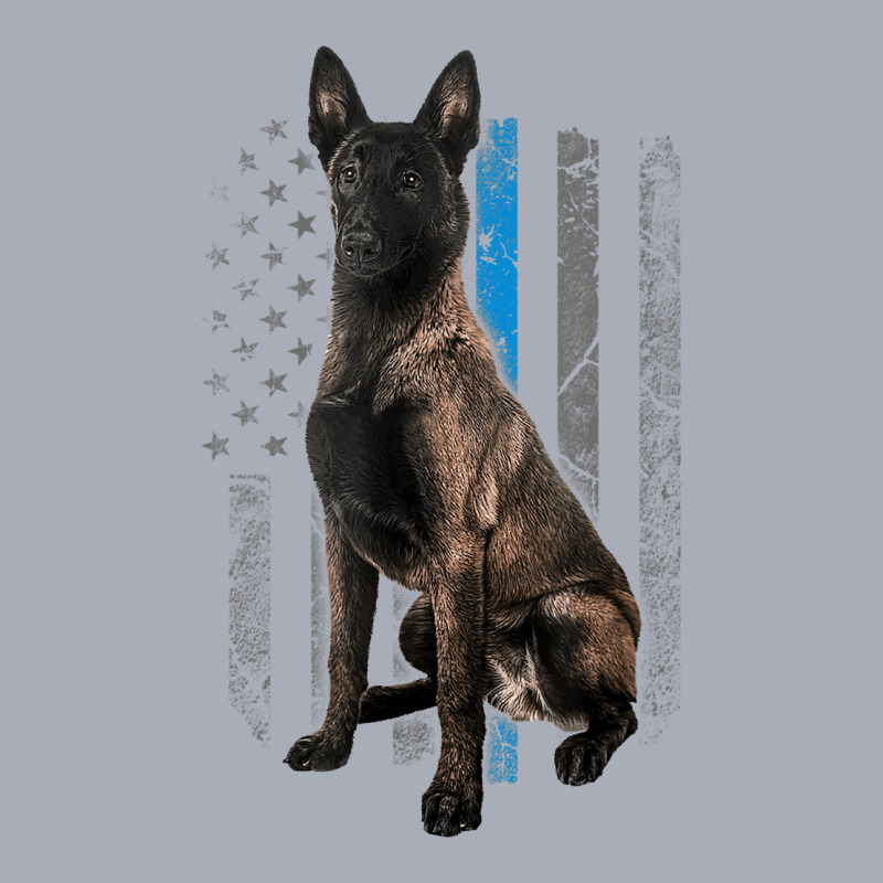 Thin Blue Line American Flag Belgian Malinois Police Dog Tank Dress by ElliottHamacher | Artistshot