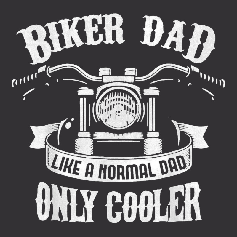 Biker Dad Motorcycle Father's Day Design For Fathers Vintage Short | Artistshot