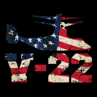 V 22 Osprey Military Aircraft Distressed Usa Flag Overlay T Shirt Legging | Artistshot