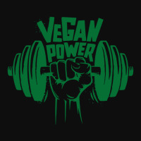 Awesome Vegan Weightlifter Design Crop Top | Artistshot