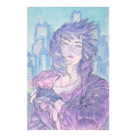 Cyberpunk Girl Sticker | Artistshot