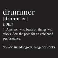 Funny Drummer Shirts Drum Gifts Drumming Definition T Shir T-shirt | Artistshot