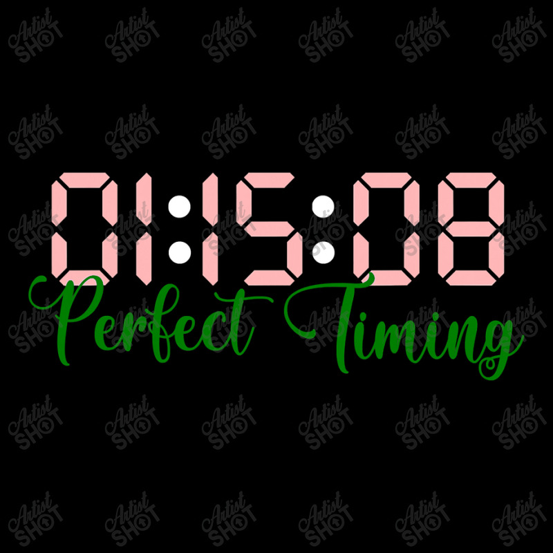 Perfect Timing Aka Founders Day J15 Funny Black 1908 Fleece Short | Artistshot