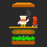 Burger Time Retro 80's Arcade Game Design Printed Hat | Artistshot