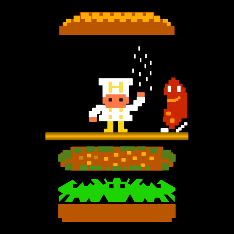 Burger Time Retro 80's Arcade Game Design Kids Cap by cm-arts | Artistshot