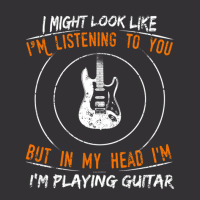 But In My Head Im Playing Guitar Teacher Guitarist Vintage Hoodie | Artistshot