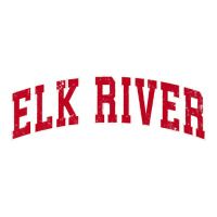 Mens Elk River Minnesota Mn Vintage Sports Design Red Design Premium T Crewneck Sweatshirt | Artistshot