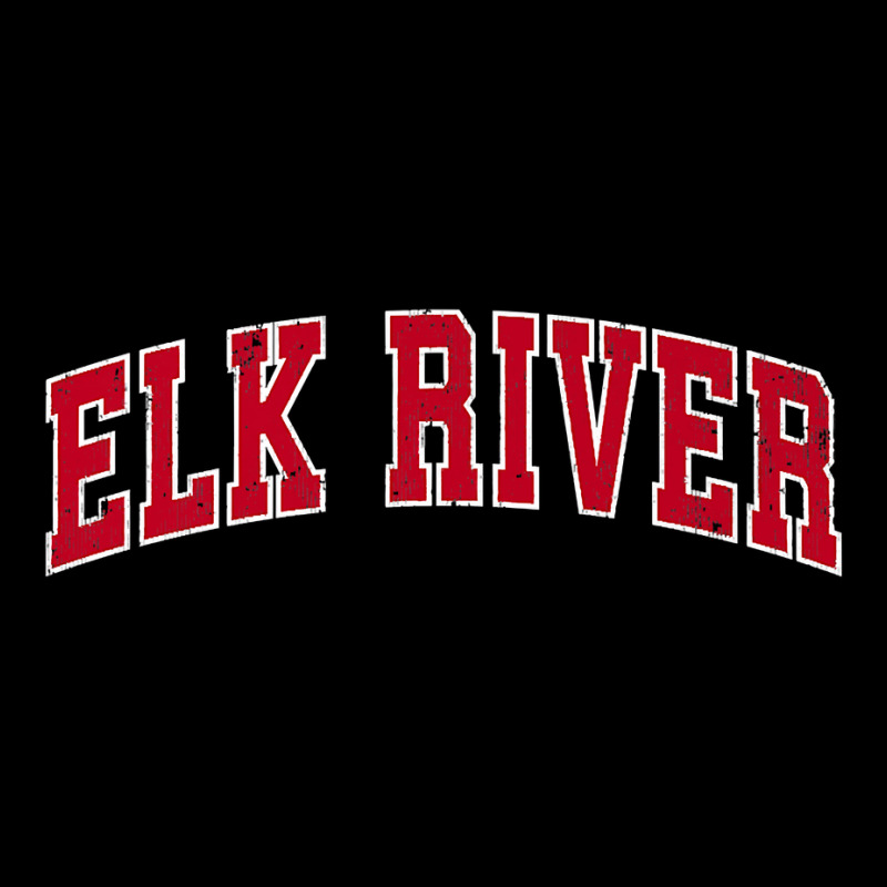 Mens Elk River Minnesota Mn Vintage Sports Design Red Design Premium T Lightweight Hoodie | Artistshot