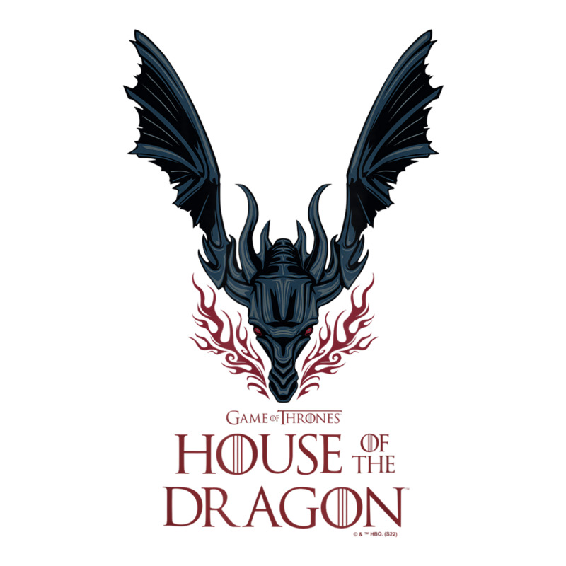 House Of The Dragon Dark Wings Spread T Shirt V-neck Tee | Artistshot