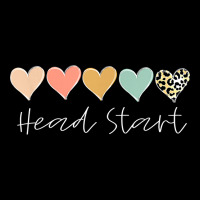 Leopard Hearts Teacher Student, Head Start T Shirt Adjustable Cap | Artistshot