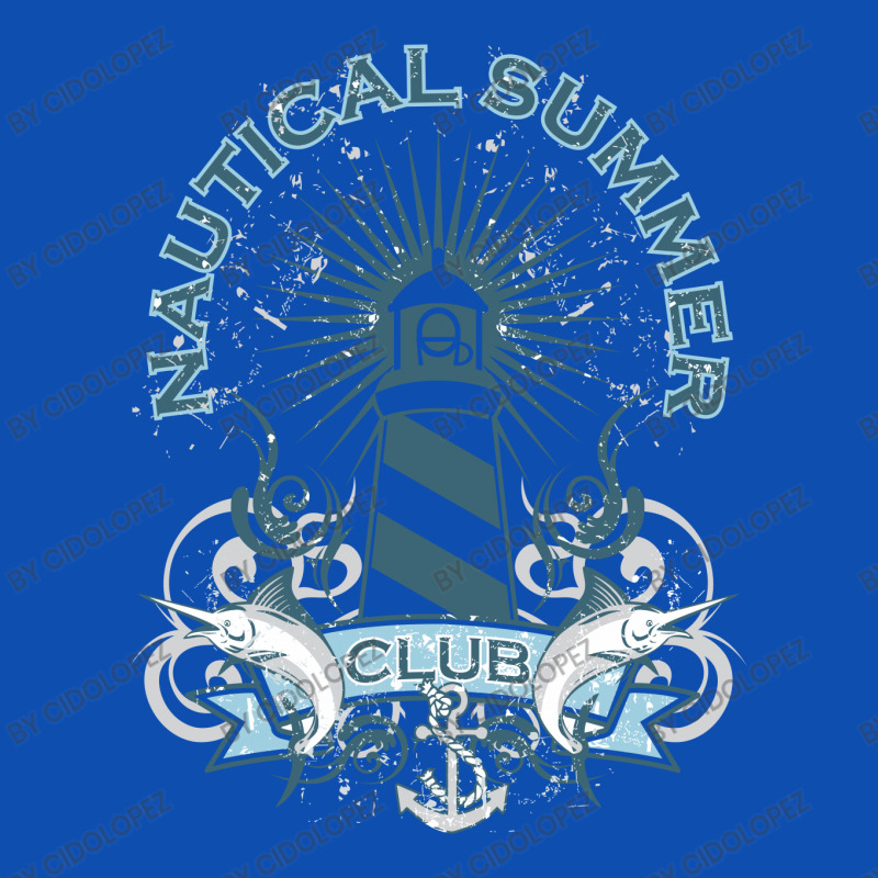 Nautical Summer Club Portrait Canvas Print | Artistshot