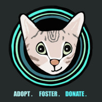 Adopt. Foster. Donate. Women's Triblend Scoop T-shirt | Artistshot