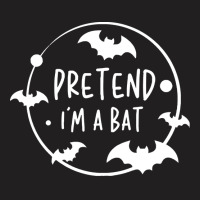 Lazy Halloween Costume T  Shirt Pretend I'm A Bat Lazy Halloween Costu T-shirt | Artistshot