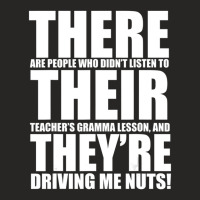 There Their They're English Grammar Humor Teacher Ladies Fitted T-shirt | Artistshot