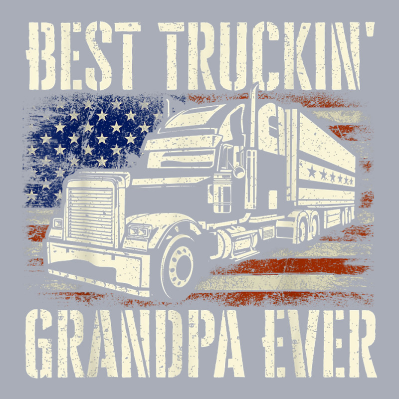 Best Truckin' Grandpa   Big Rig Semi Truck Driver Trucker T Shirt Tank Dress by cm-arts | Artistshot