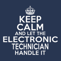 Keep Calm And Let The Electronic Technician Handle It Ladies Denim Jacket | Artistshot