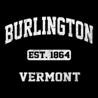 Burlington Vermont Vt Vintage State Athletic Style Premium T Shirt V-neck Tee | Artistshot