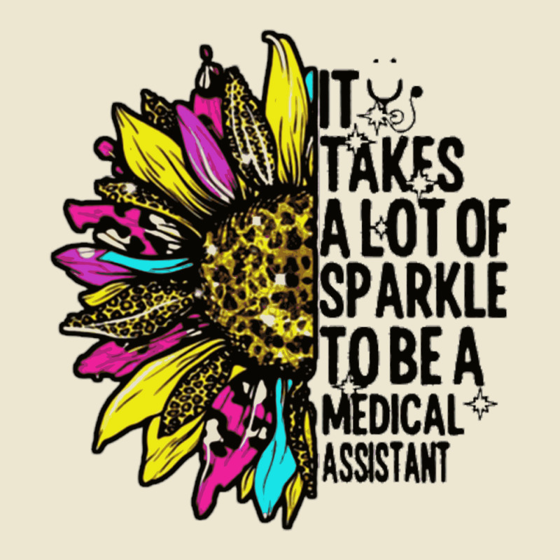 It Takes A Lot Of Sparkle To Be A Medical Assistant Cropped Hoodie by cm-arts | Artistshot