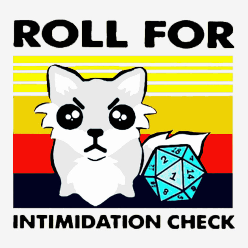 Roll For Intimidation Check Adjustable Cap by cm-arts | Artistshot