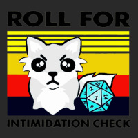 Roll For Intimidation Check Printed Hat | Artistshot