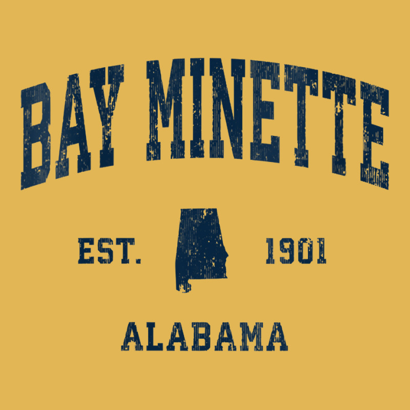 Womens Bay Minette Alabama Al Vintage Athletic Navy Sports Design V Ne Vintage Hoodie And Short Set by cm-arts | Artistshot