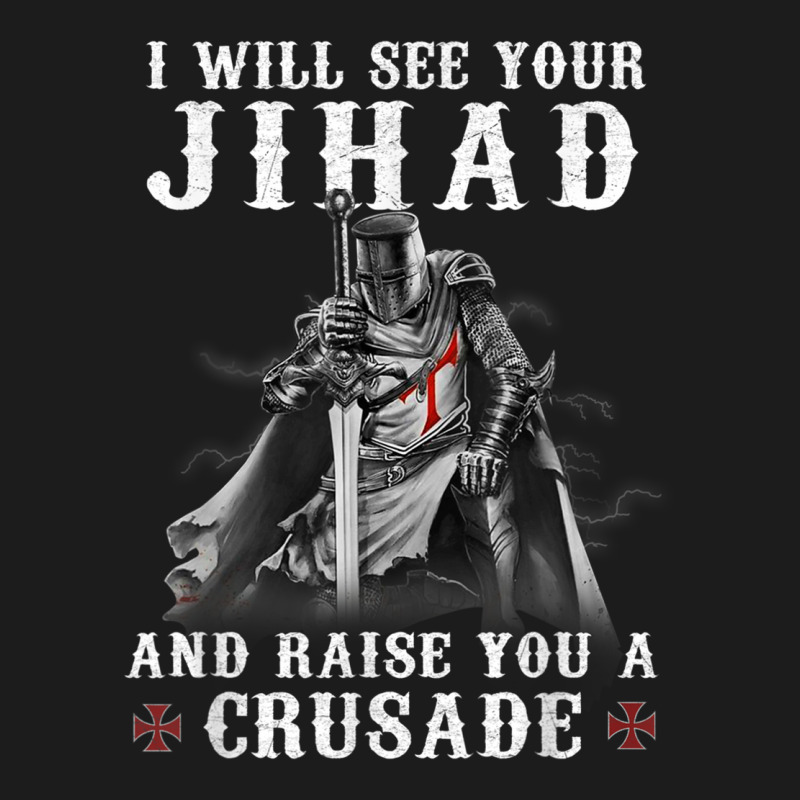 Christian Warrior Knight Templar Raise You A Crusader T Shirt Hoodie & Jogger Set | Artistshot