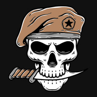 Skull Soldier Army With Knife, Skull Soldier Army With Knife Art, Skul Pin-back Button | Artistshot