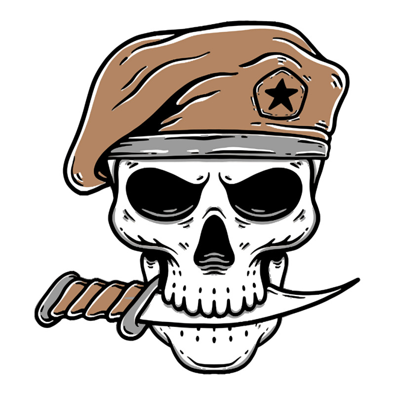 Skull Soldier Army With Knife, Skull Soldier Army With Knife Art, Skul Sticker | Artistshot