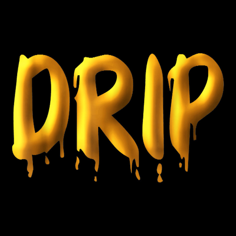 Drippy Yellow Drippin Letters Streetwear Hip Hop Tees Tops T Shirt Youth Jogger | Artistshot