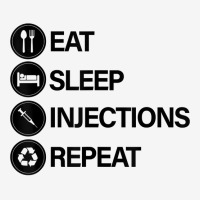 Eat Sleep Injections Repeat Filler Nurse Injector T Shirt Crew Socks | Artistshot