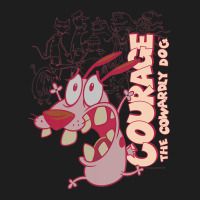 Courage The Cowardly Dog Running Scared Classic T-shirt | Artistshot