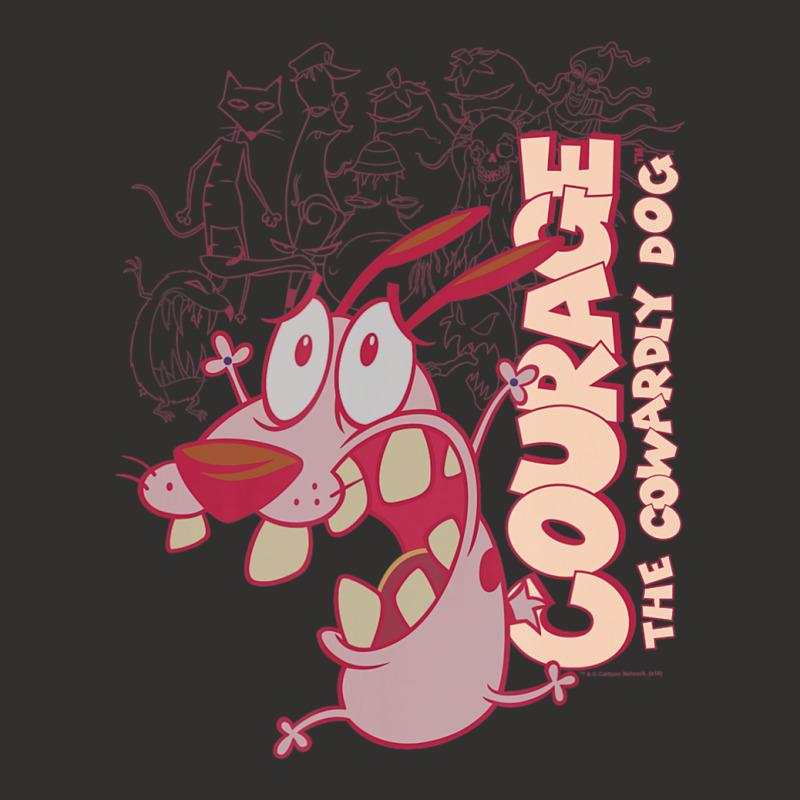 Courage The Cowardly Dog Running Scared Champion Hoodie by cm-arts | Artistshot