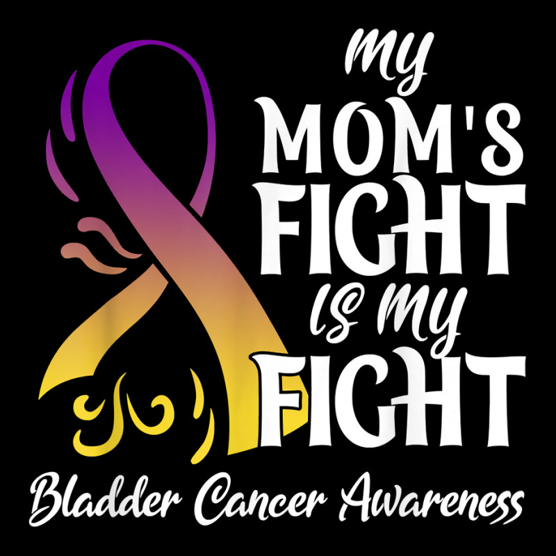 My Mom’s Fight Is My Fight Bladder Cancer Awareness T Shirt Maternity Scoop Neck T-shirt by cm-arts | Artistshot