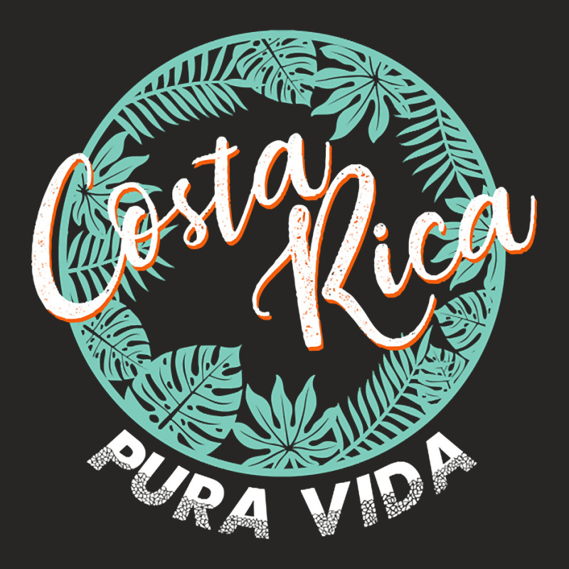 Costa Rica Pura Vida Beach Or Travel Top Ladies Fitted T-Shirt by Belton Fitts | Artistshot