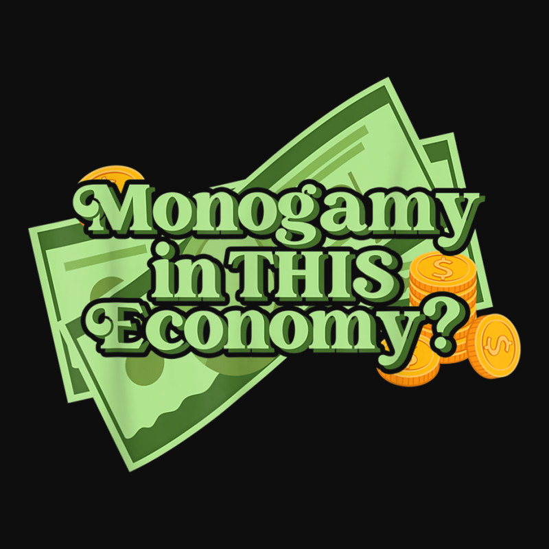 Funny Monogamy In This Economy Apparel T Shirt Crop Top by cm-arts | Artistshot