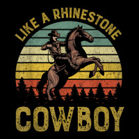 Like A Rhinestone Cowboy Vintage Western Rodeo Country Music T Shirt Toddler Sweatshirt | Artistshot