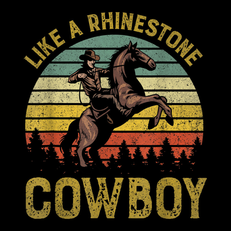 Like A Rhinestone Cowboy Vintage Western Rodeo Country Music T Shirt Toddler Sweatshirt by cm-arts | Artistshot