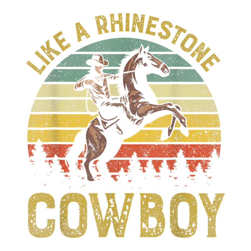 Like A Rhinestone Cowboy Vintage Western Rodeo Country Music T Shirt Youth Sweatshirt by cm-arts | Artistshot