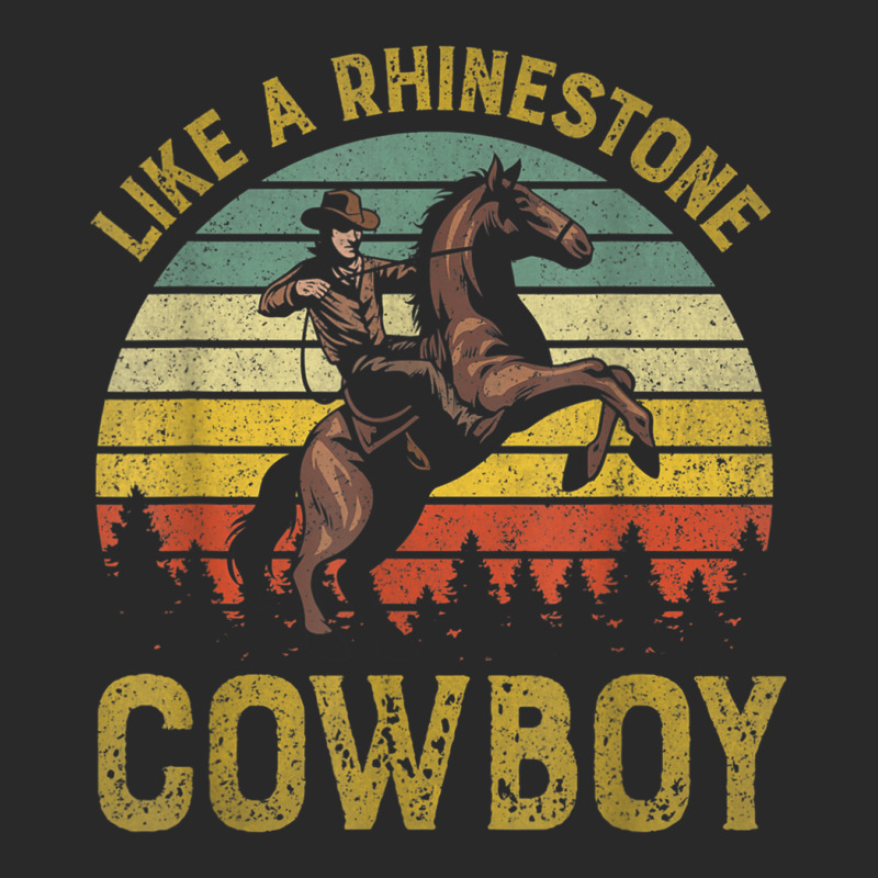 Like A Rhinestone Cowboy Vintage Western Rodeo Country Music T Shirt Toddler T-shirt by cm-arts | Artistshot