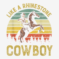 Like A Rhinestone Cowboy Vintage Western Rodeo Country Music T Shirt Baby Bibs | Artistshot