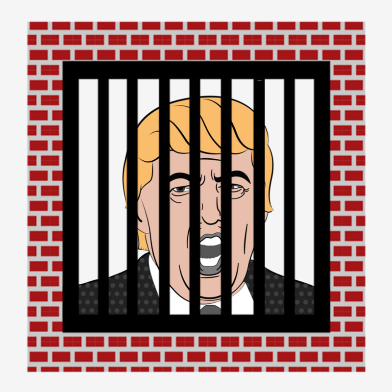 Jail Trump, Lock Trump Up, Trump In Prison, Dump Trump Long Sleeve T S Portrait Canvas Print | Artistshot