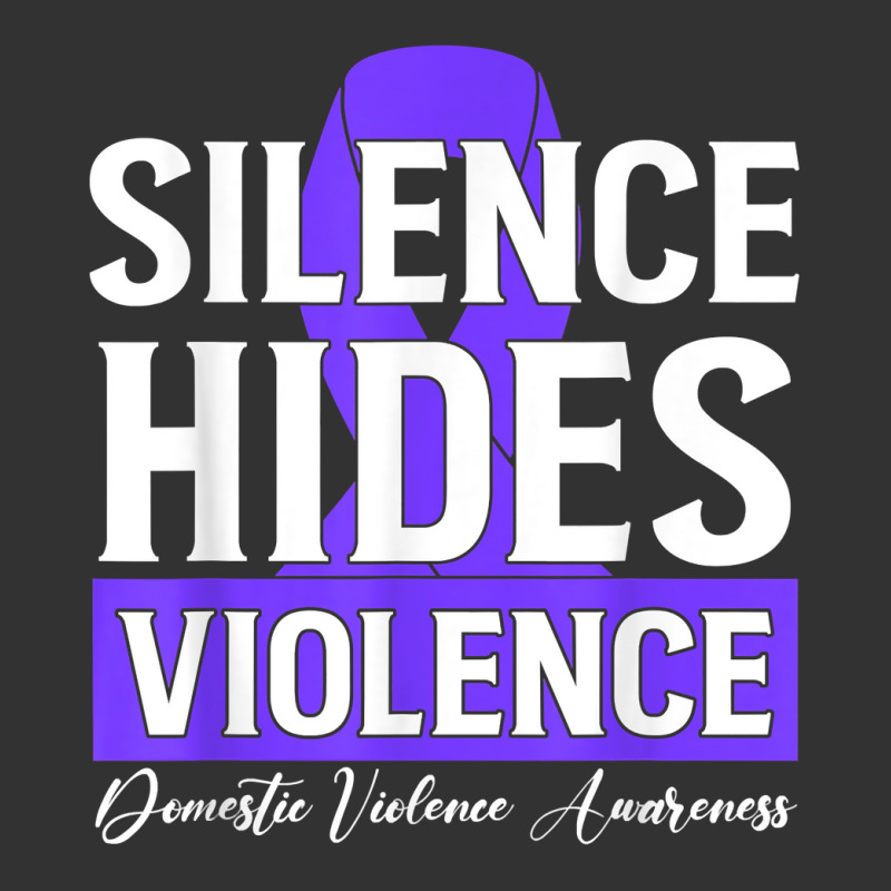 Silence Hides Violence   Domestic Violence Awareness Ribbon T Shirt Baby Bodysuit by cm-arts | Artistshot