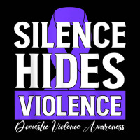 Silence Hides Violence   Domestic Violence Awareness Ribbon T Shirt Toddler 3/4 Sleeve Tee | Artistshot